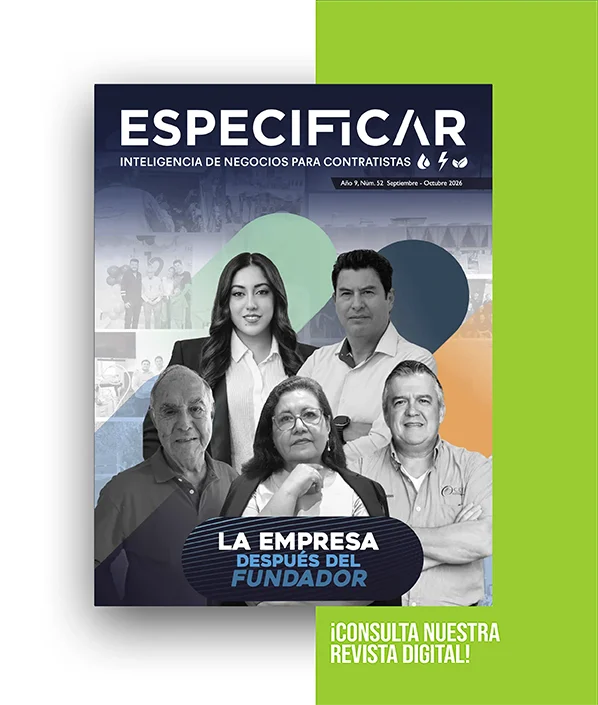 Portada de la edicion Septiembre-Octubre 2026 de Revista Especificar